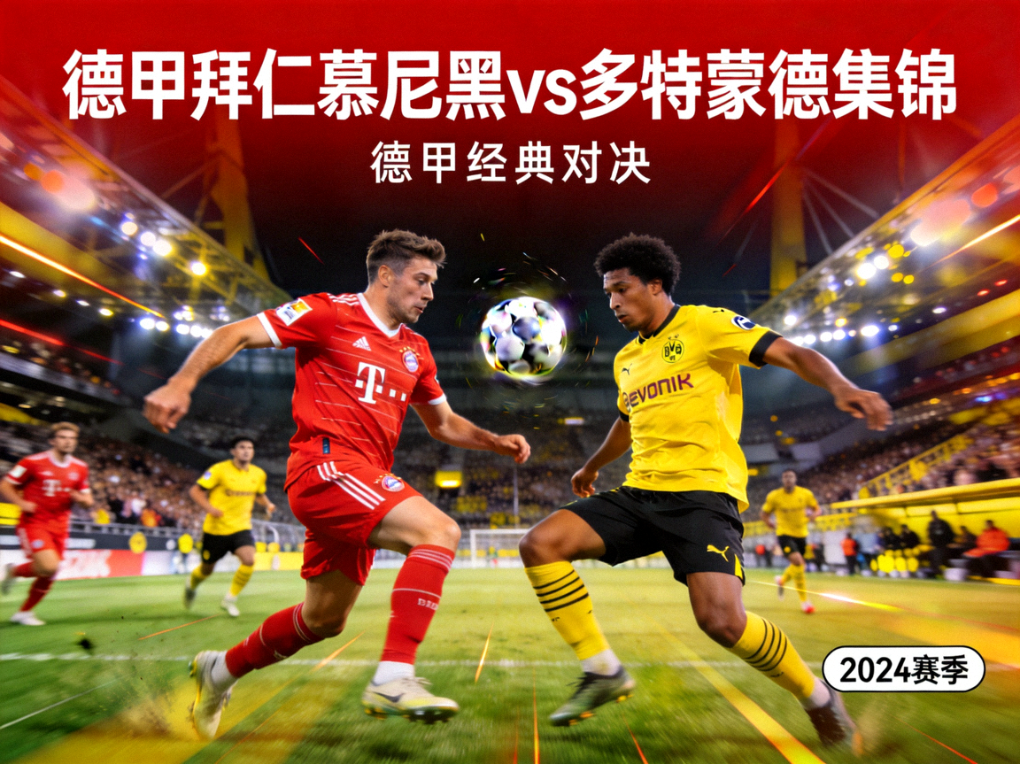 德甲拜仁慕尼黑vs多特蒙德德甲集锦封面